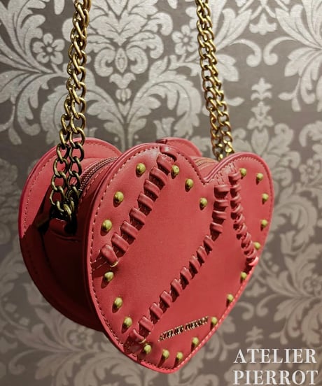 ATELIER-PIERROT／Mended Heart Shoulder Bag（ボルドー）