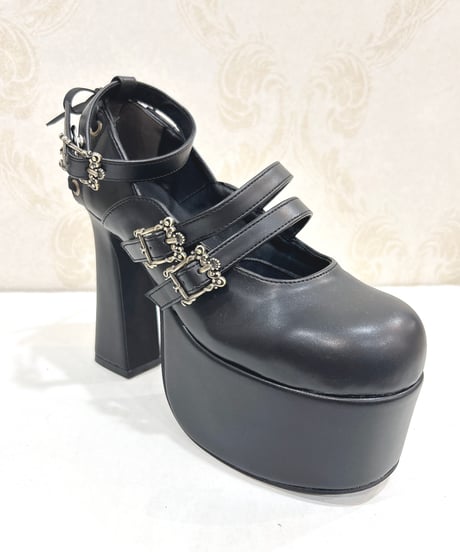 ATELIER-PIERROT／ANTIQUE GOLD FRAME PUMPS