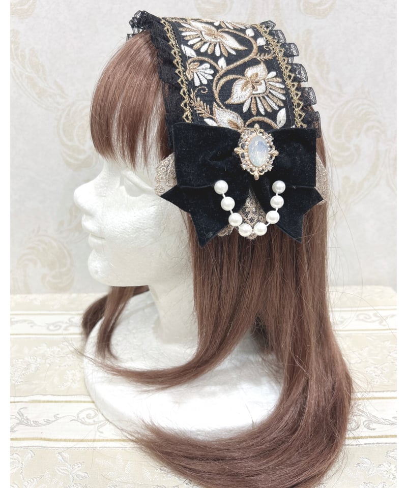 Triple* fortune ／刺繍ヘッドドレス（A） | chou chou ange o