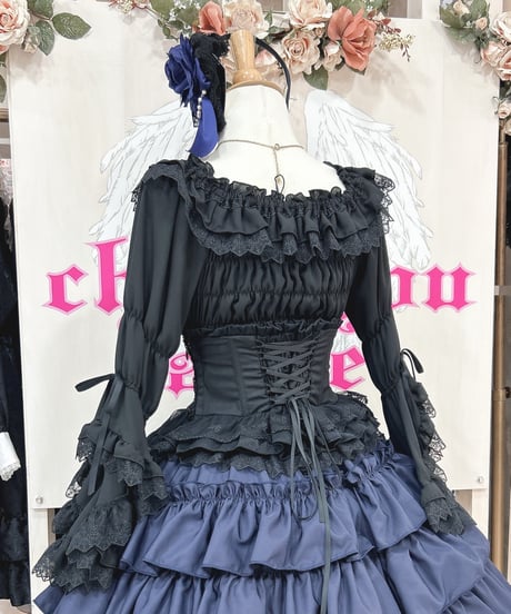 Vallée lys／ Blossom Breeze Blouse （ブラック）