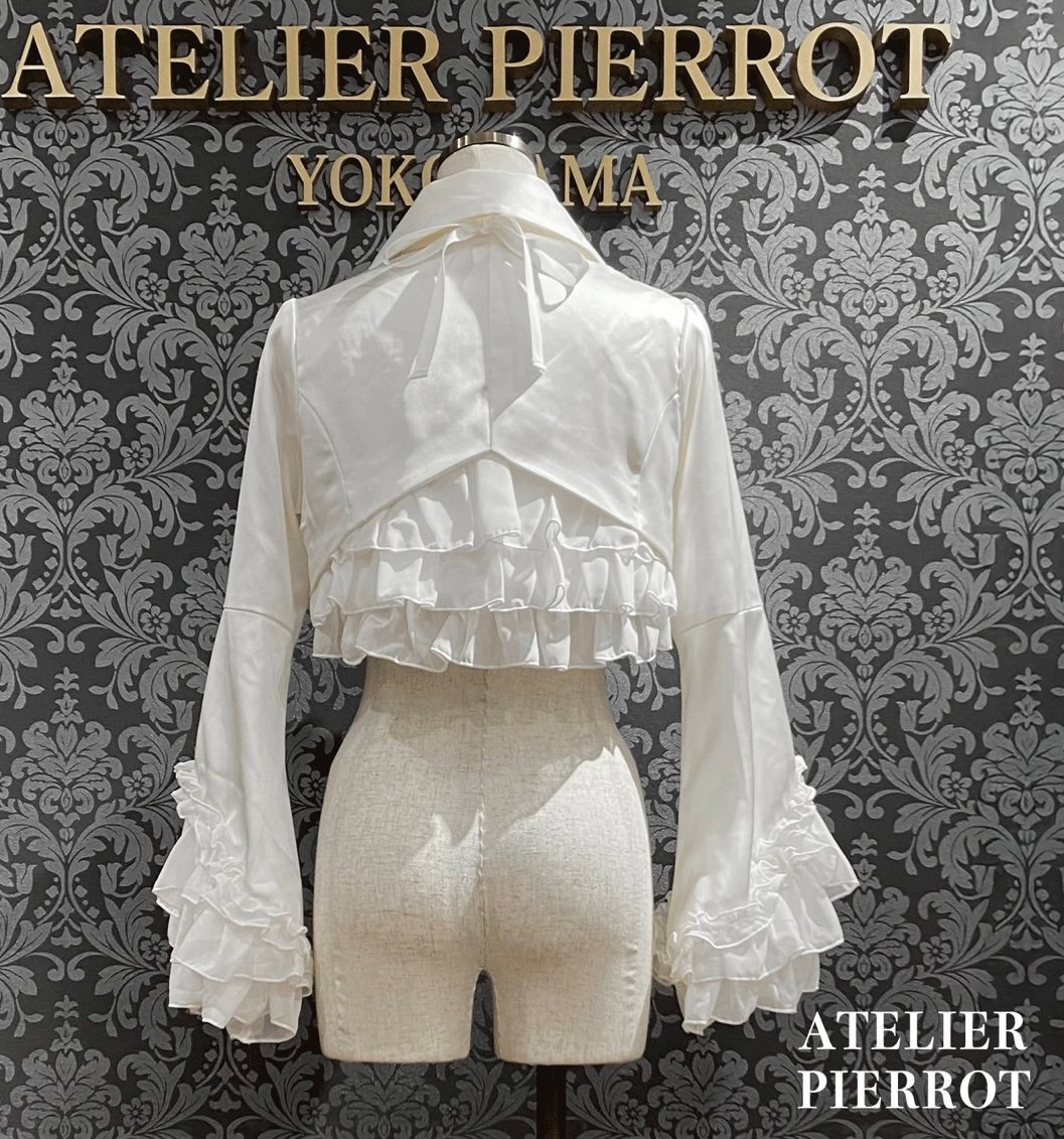 ジャケット・アウター ATELER PIERROT Valkyrie Frill Jacket ATELIER-PIERROT／Valkyrie Frill Jacket（ホワイト） | c