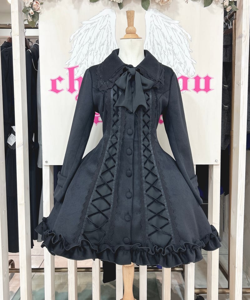 ATELIER-PIERROT／Lunar Lattice Coat- Cuffsn （ブラッ