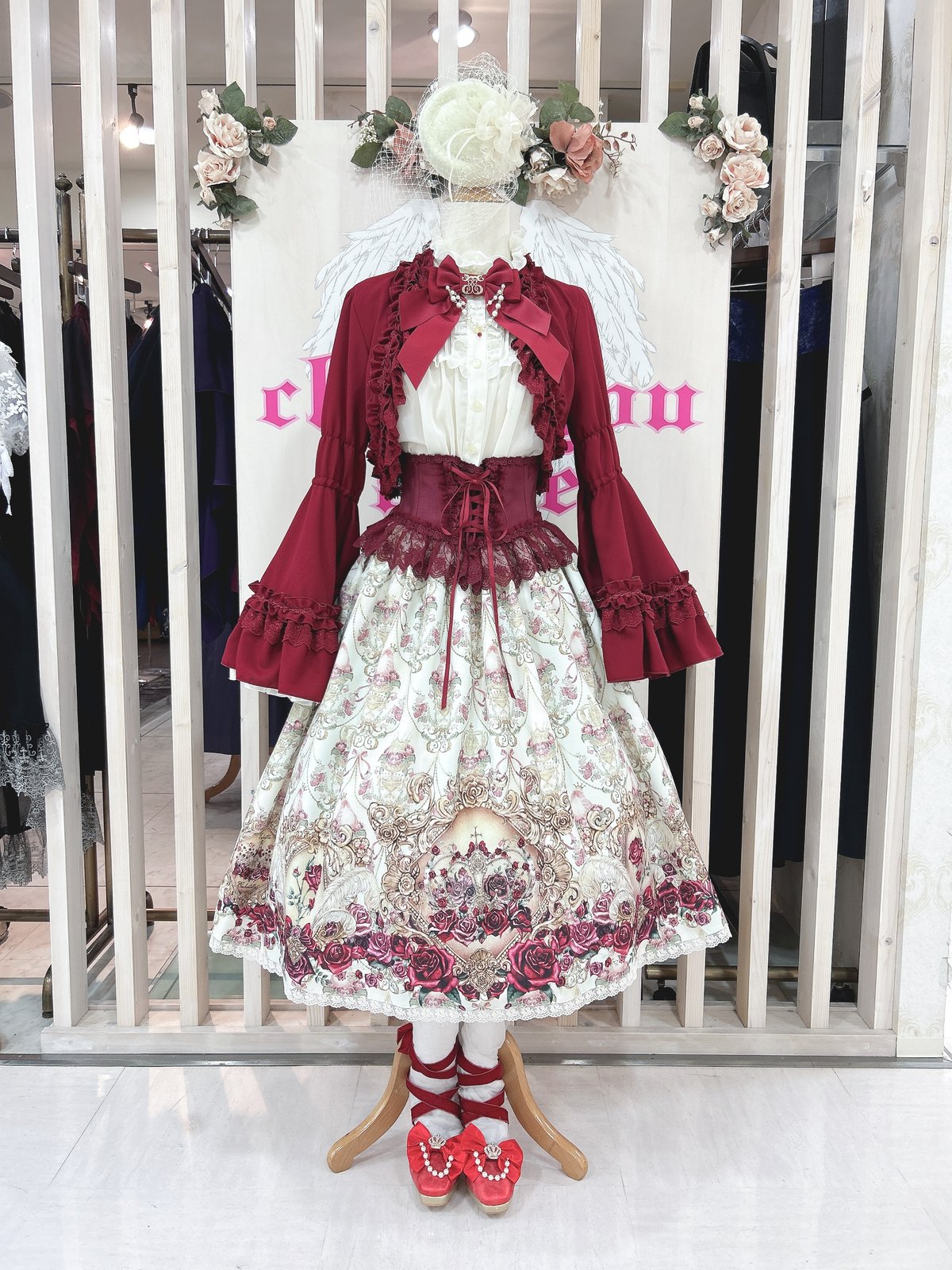 Enchantlic EnchantilIy／チュールレースリボンコルセット