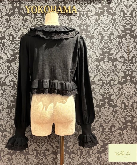 Vallée lys／Pale Sonata Cardigan（ブラック）