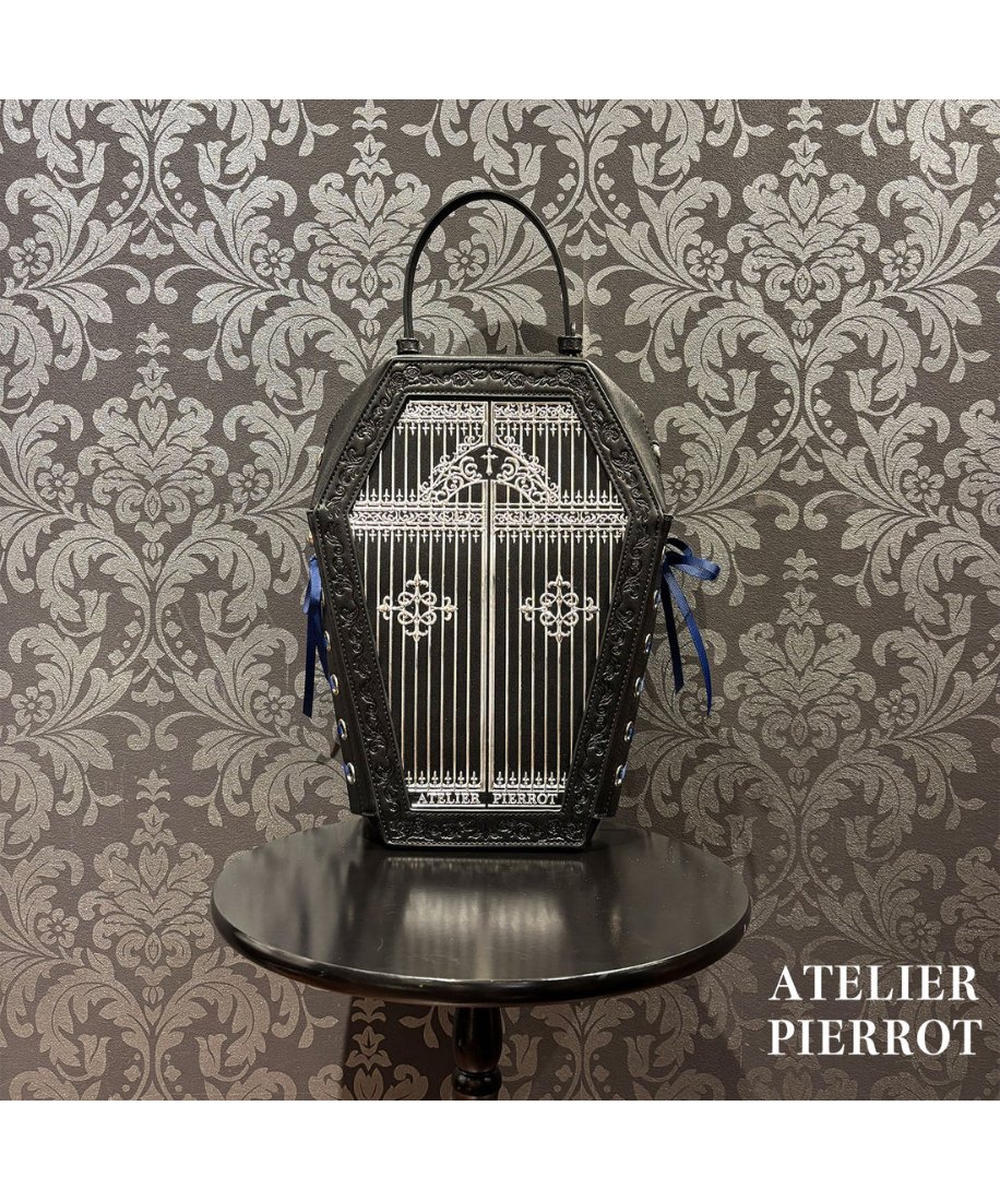 ATELIER-PIERROT／ Iron Gate Coffin Bag（ネイビー×シルバー