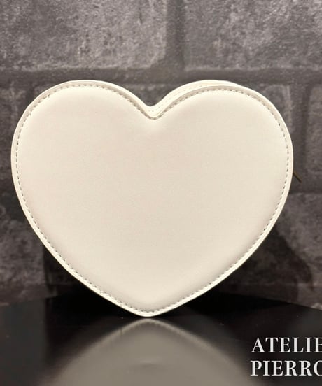 ATELIER-PIERROT／Mended Heart Shoulder Bag（ホワイト）