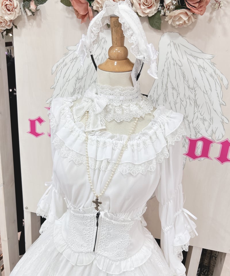 Vallée lys／Blossom Breeze Blouse （ホワイト） | chou