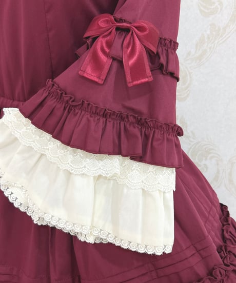 Pina sweetcollection／ドール姫袖ワンピース （ワイン）