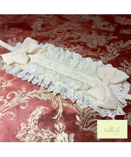 Vallée lys／Lace Enchantment Headdress（Ivory）