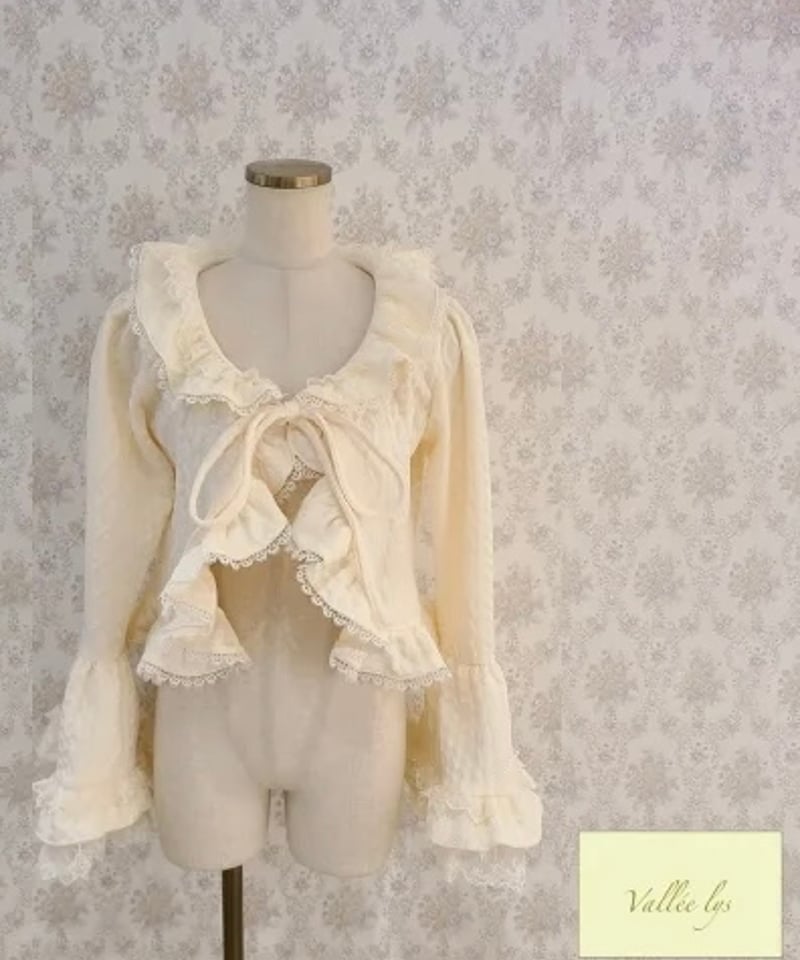 Vallée lys／Petal Bloom Cardigan（アイボリー） | chou c
