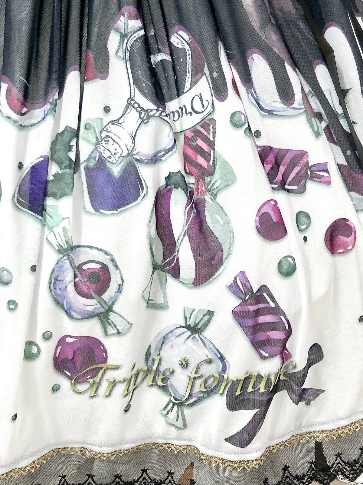 Triple* fortune ／毒毒キャンディスカート（パープル） | chou chou