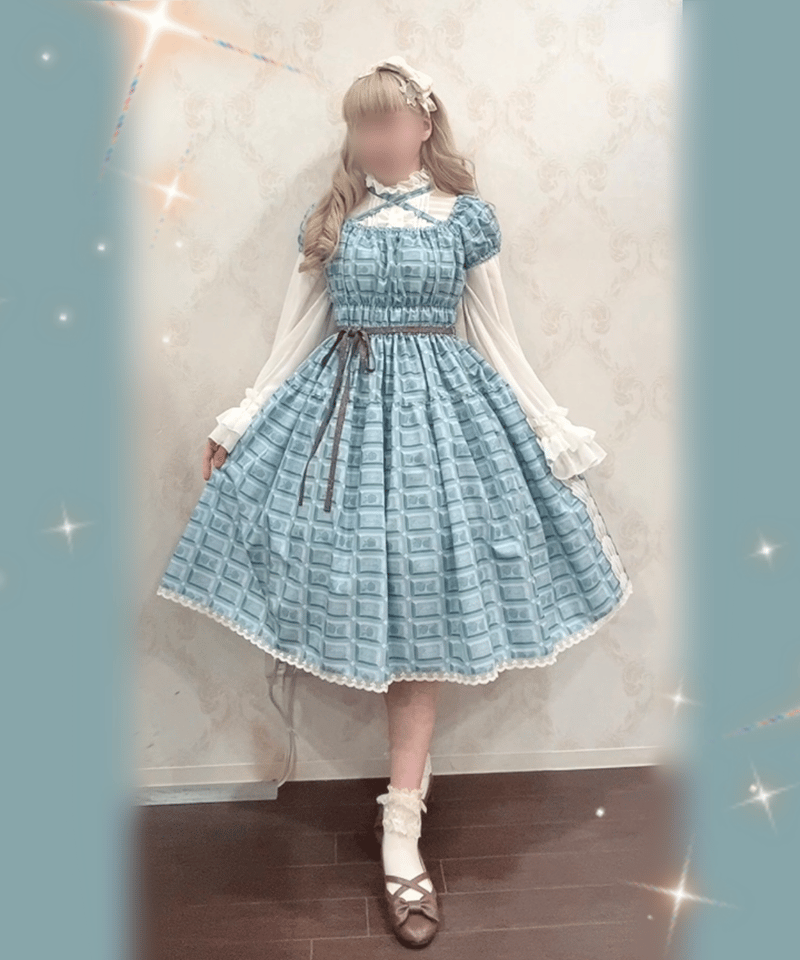 Enchantlic Enchantilly ワンピース Enchantlic Enchantilly／ｱﾝｼｬﾝﾃﾘｰﾁｮｺﾚｰﾄﾜﾝﾋﾟｰｽ（ｱﾘｽ