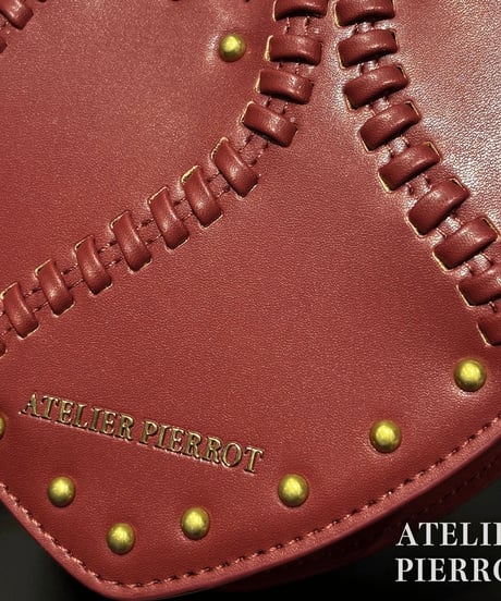 ATELIER-PIERROT／Mended Heart Shoulder Bag（ボルドー）