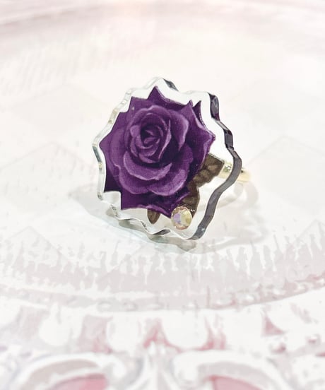Enchantlic Enchantilly／Dolled Up Ring （薔薇・紫）