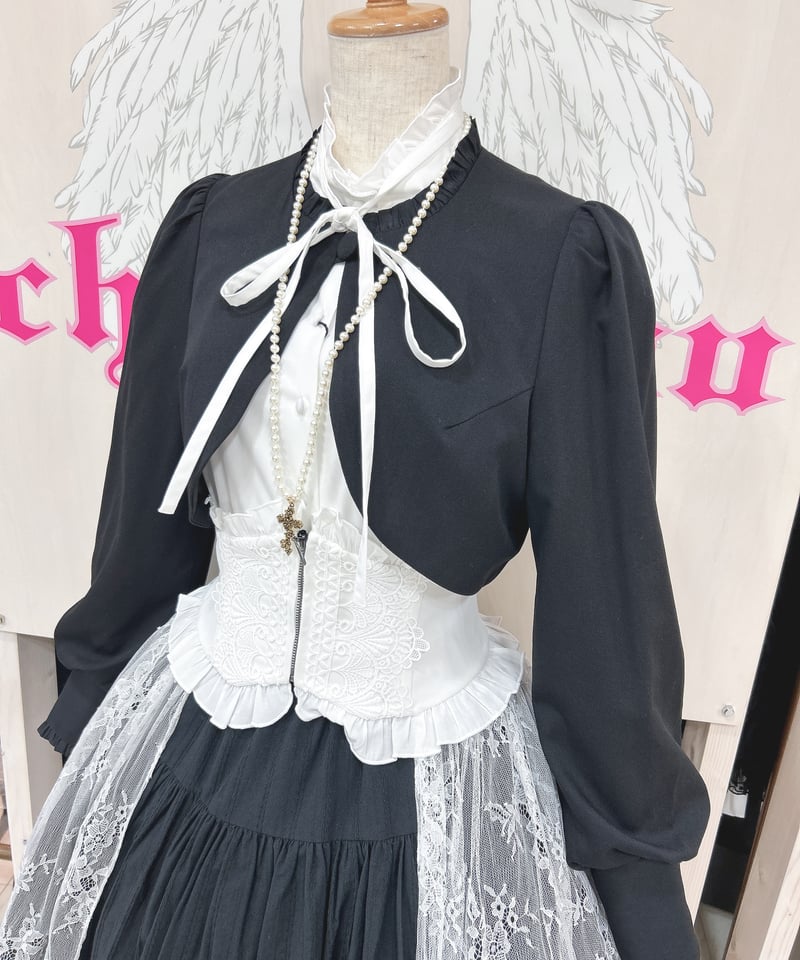 Sheglit／フリルクラシカルボレロ（ブラック） | chou chou ange online