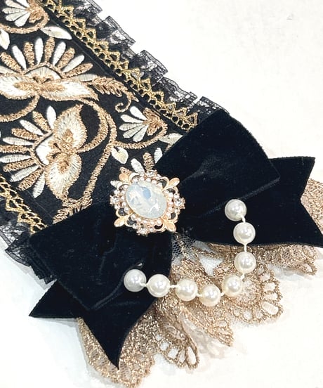 Triple* fortune ／刺繍ヘッドドレス（A）