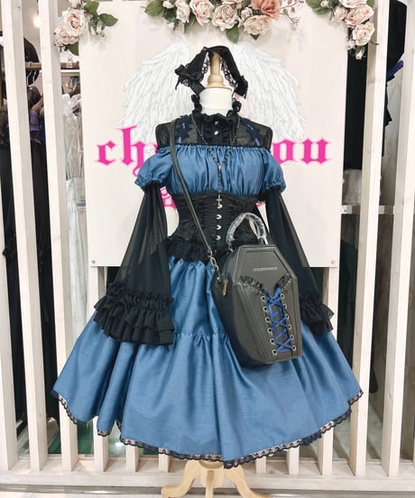 ATELIER-PIERROT／ “Nocturnal Grave”Vampire's Coffin Bag （Navy）