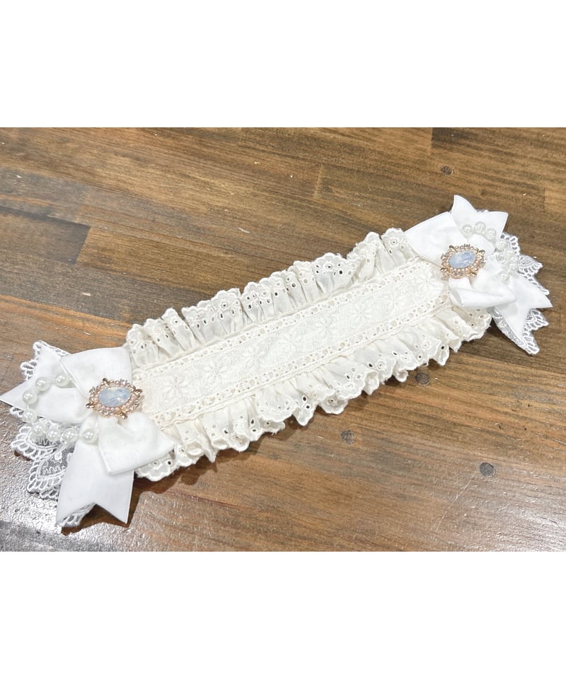 Triple* fortune ／刺繍ヘッドドレス（生成） | chou chou ange