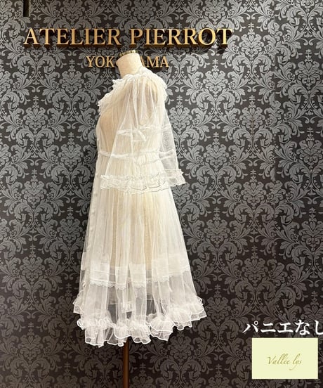 Vallée lys／Nocturne Sheer Tulle Dress（ホワイト）