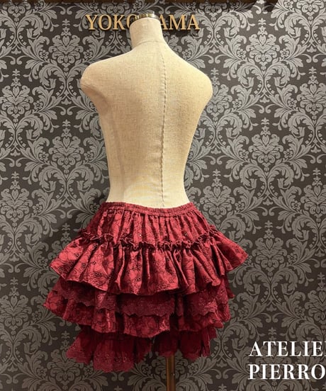 ATELIER-PIERROT／Sanctuaire Lace Drawers（ボルドー）