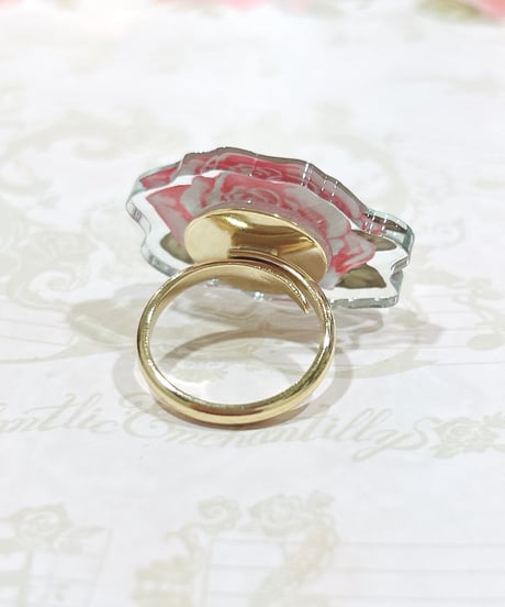 Enchantlic Enchantilly／Dolled Up Ring （薔薇・ピンク）