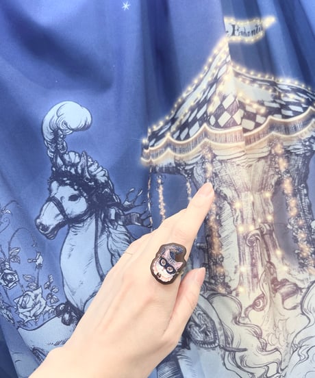 ｱﾝｼｬﾝﾃﾘｯｸ ｱﾝｼｬﾝﾃﾘｰ／Dolled Up Ring 〜Masquerade Cat〜（青）