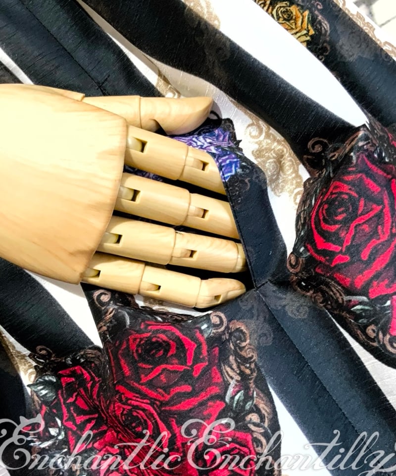 EnchantlicEnchantilly　トランプローズジャンスカ Enchantlic Enchantilly／トランプローズ シャンタンJSK(エンジ