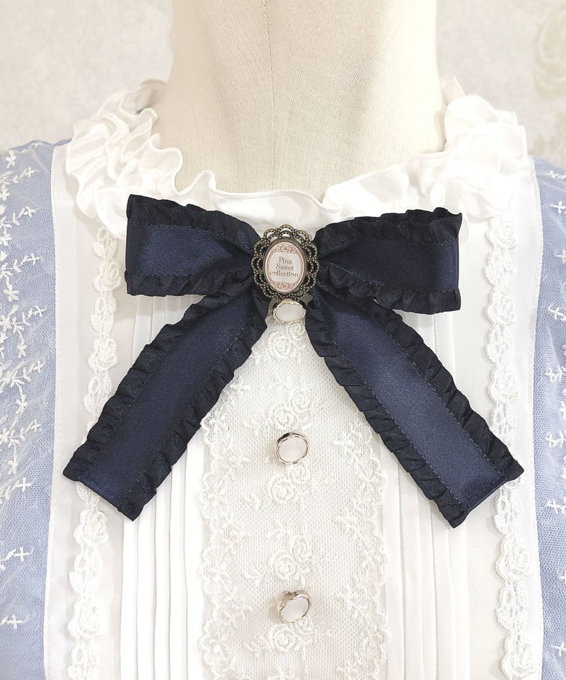 Pina sweetcollection/ローズジャガードワンピース(サックス) | chou...