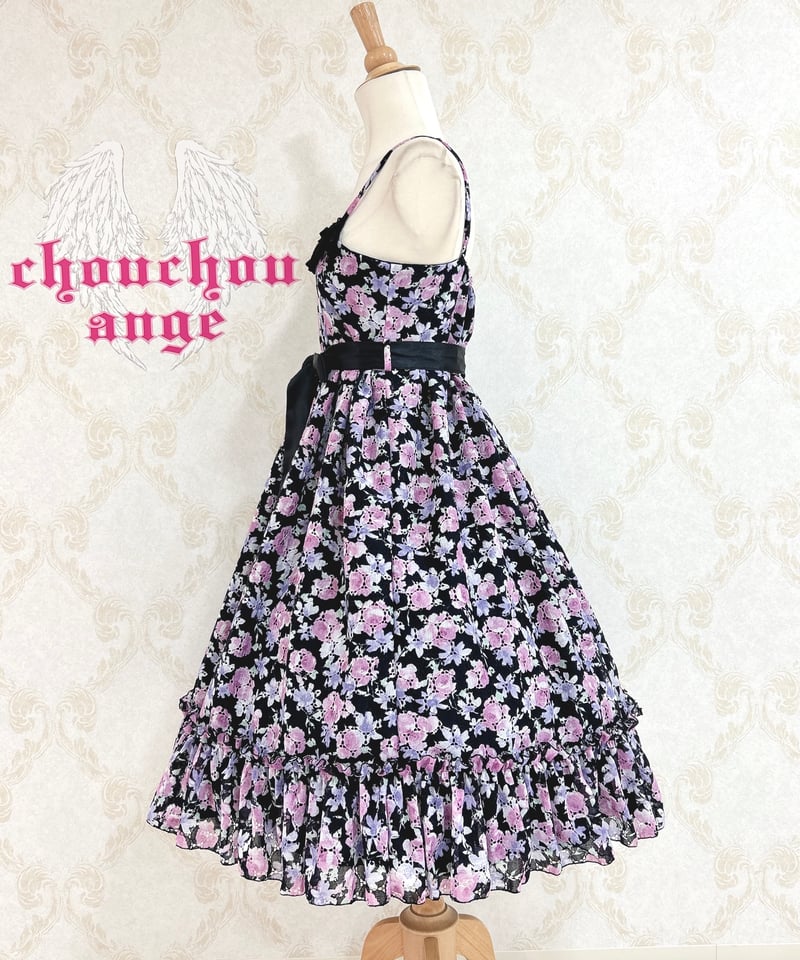 ミルフルール/ピンクにバラ柄のジャンパースカート Babydoll JSK & Usakumya Headdress Set (2024) by Baby, the