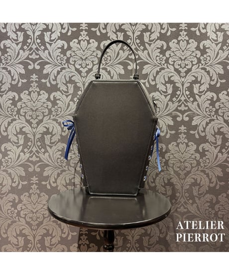 ATELIER-PIERROT／ Iron Gate Coffin Bag（ネイビー×シルバー）