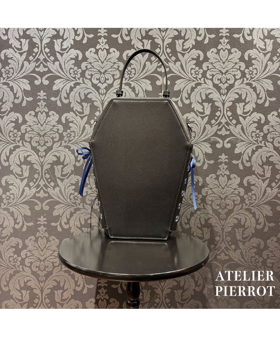 ミュージシャン ATELIER PIERROT Iron Gate Coffin Bag ATELIER-PIERROT／ Iron Gate Coffin Bag（ネイビー×シルバー