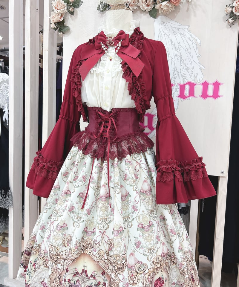【試着のみ】EnchantlicEnchantilIy リボンコルセット 黒白 試着のみ】EnchantlicEnchantilIy リボンコルセット 黒白