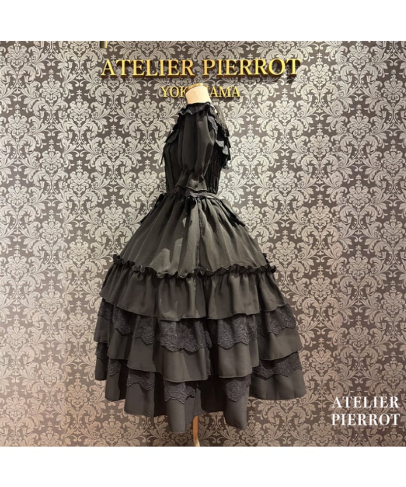 ATELIER-PIERROT／Aveline Mimore Dress（ブラック） | ch