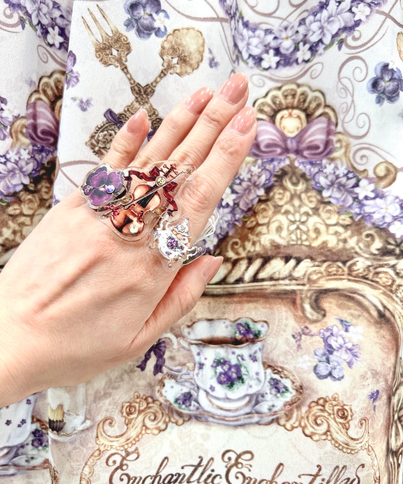 アンシャンテリック アンシャンテリー/Dolled up Ring〜すみれ〜♦︎B♦︎右ダイ アンシャンテリック アンシャンテリー/Dolled up Ring〜すみれ〜♦︎B♦︎右ダイ