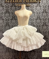 Vallée lys／ Petale Voile Skirt（ホワイト）