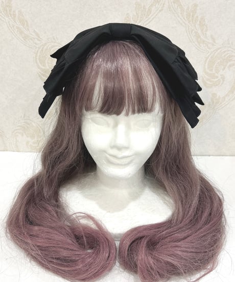 尾州ロリィタ ／リボンヘッドドレス（尾州ゴシック）