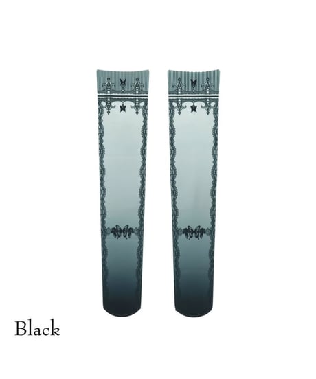 Sheglit／Caged Ulysses Over Knee（ブラック）