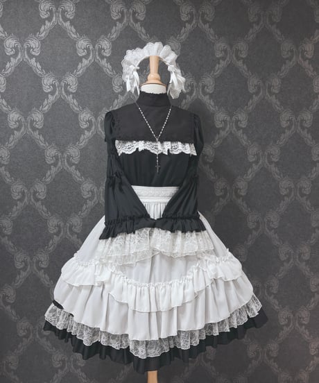 Pina sweetcollection フリルエプロン Pina sweetcollection フリルエプロン ティアードフリルエプロン