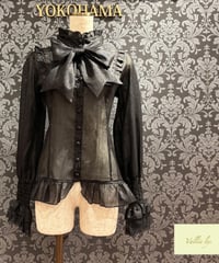 Vallée lys／Ethereal Ribbon Blouse（ブラック）