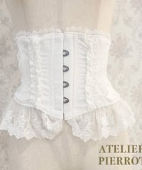 ATELIER-PIERROT／Frill Short Corset（ホワイト）