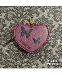 ATELIER-PIERROT／ Pochette a la carte Series 　Coin Purse~Heart~（パープル）