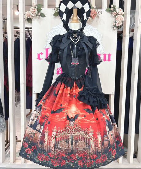 Enchantlic Enchantilly／黒猫のローズちゃん ネックレス（黒・まっすぐな瞳）