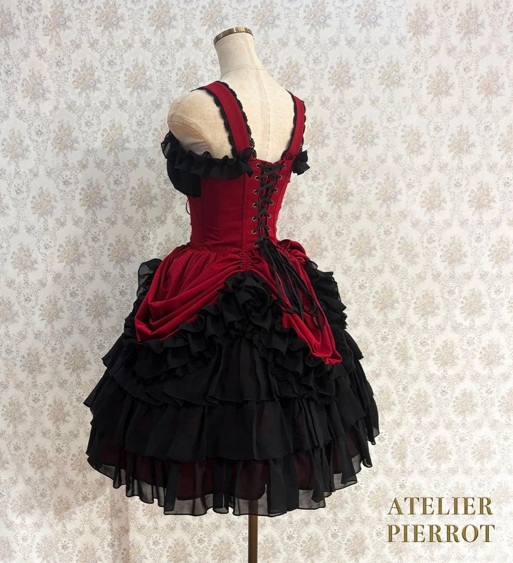 ATELIER-PIERROT／Eternal Waltz Jumper Skirt（ボルドー