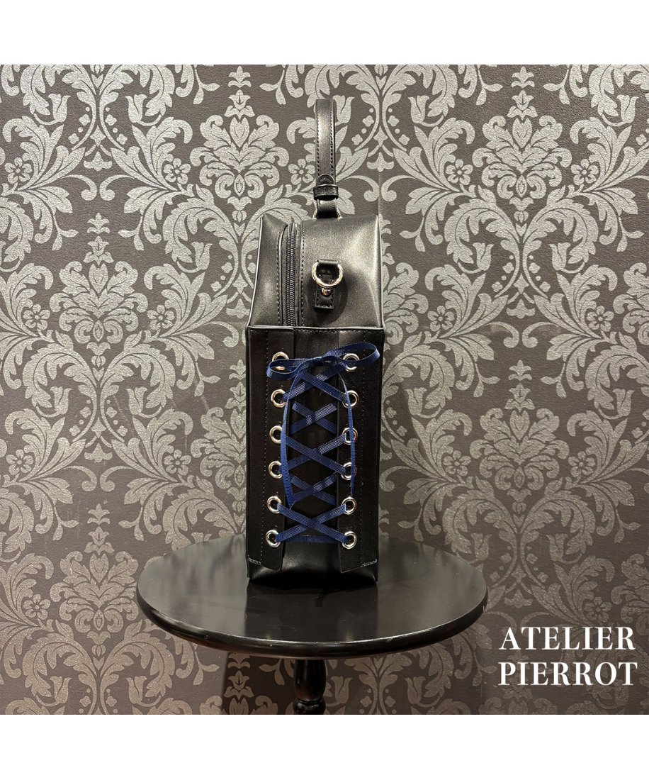 ATELIER-PIERROT／ Iron Gate Coffin Bag（ネイビー×シルバー