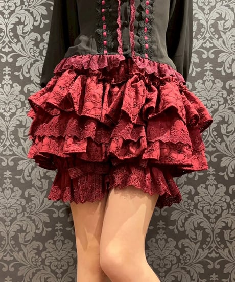 ATELIER-PIERROT／Sanctuaire Lace Drawers（ボルドー）