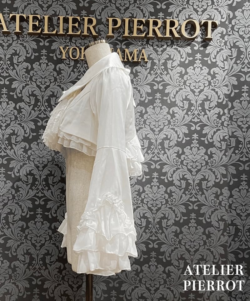 ジャケット・アウター ATELER PIERROT Valkyrie Frill Jacket ATELIER-PIERROT／Valkyrie Frill Jacket（ホワイト） | c