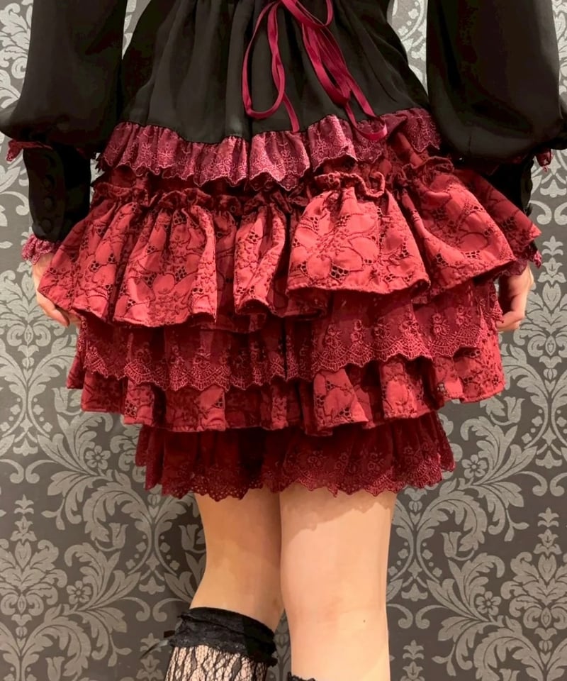 ATELIER-PIERROT／Sanctuaire Lace Drawers（ボルドー） |