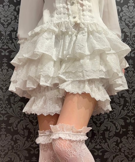 ATELIER-PIERROT／Sanctuaire Lace Drawers（ホワイト）