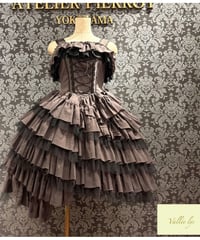Vallée lys／Nonette Gauze Jumperskirt（グレー）
