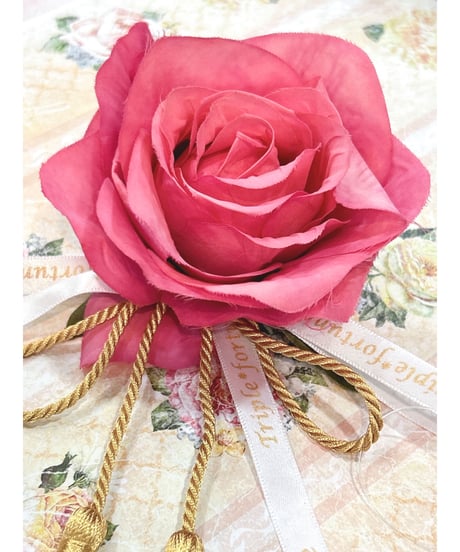 chou chou ange online 【Triple Fortune】コサージュと羽根飾りの付い